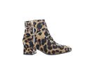 IDIFU Womens Bonnie Ring Animal Print Ankle Boots Size 5.5 (2046670)