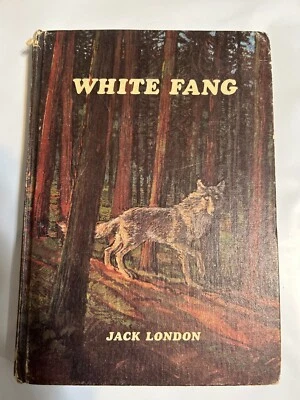 WHITE FANG Jack London 1971 Lifetime Library HC Illustrated Wolf Children's Book Foto 1 de 4