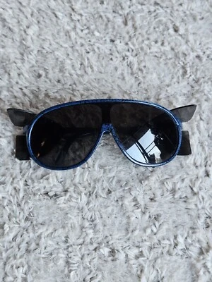 Gafas de sol vintage Bouton Panalite escudo azul años 70 80 Z87 retro Foto 1 de 4