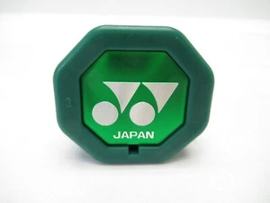 2017-21 YONEX GREEN "TRAP DOOR" TENNIS RACQUET BUTTCAP SET (#3: 4 3/8) + STAPLES - Picture 1 of 5
