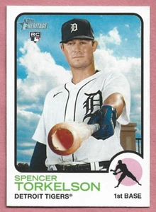 2022 Topps Heritage High Number #531 Spencer Torkelson RC (Tigers) - Picture 1 of 7
