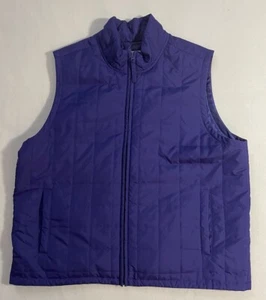EP PRO Women's Size Large Golf Vest Purple Quilted Sleeveless Full Zip - Picture 1 of 8