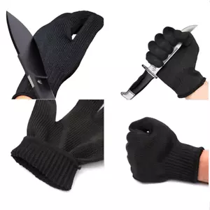 Butcher Gloves Cut Metal Mesh Anti-cutting Breathable Stainless Steel Safety New - Picture 1 of 12