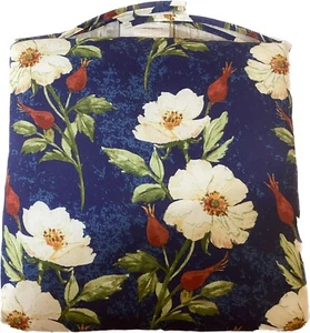 Plow & Hearth Indoor/Outdoor Chair Cushion W/Ties, Floral Square 16x16x3 - Picture 1 of 3