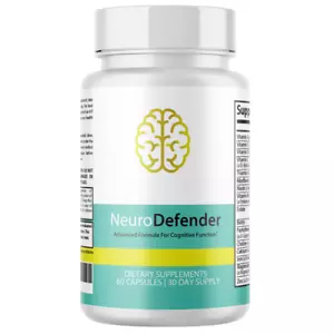 Neuro Defender Cognitive Pills for Enhanced Memory & Brain Support - 60 Capsules - Picture 1 of 6