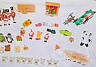 Vtg Lot Of Different Unique Miniatures Toy Soldiers Elephants Penguins & More