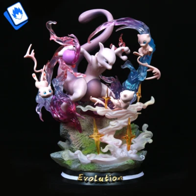 Action Figure Pokémon Mewtwo Evolution 26cm STATUA DA COLLEZIONE Anime - Immagine 1 di 4