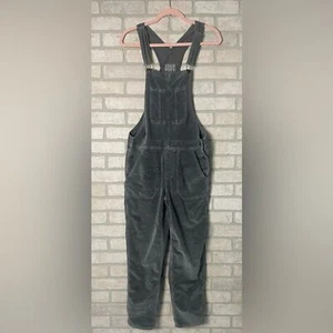 American Eagle gray corduroy overalls size M - Picture 1 of 9