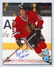Denis Savard Chicago Blackhawks Autographed Hockey Legend 8x10 Photo 5