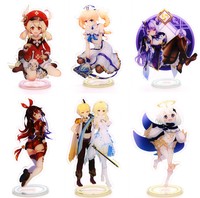 Genshin Impact Acrylic Stands Figure Model Venti Qiqi Razor Xiangling Stand Gift | eBay