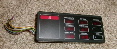 BMW 535i 1985-88, 635i montado en el tablero control de verificación con coleta eléctrica ¡Bonito! Foto 1 de 3