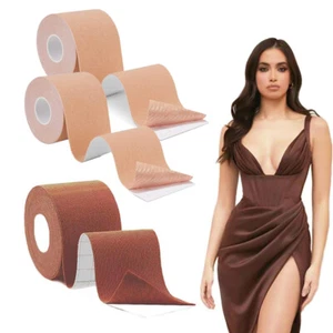 Breast Lift Tape Boob Push Up Invisible Bra Nipple Cover Sticker Adhesive Women - Picture 1 of 19
