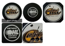 NORTH BAY CENTENNIALS OHL OFFICIAL GAME PUCK ONTARIO LEAGUE RARE VINTAGE VICEROY