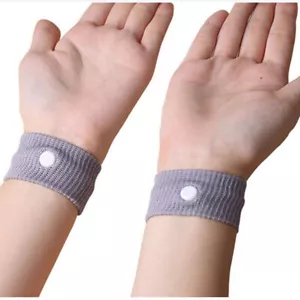 2X Anti Nausea Travel Sickness Band Motion Sea Plane Car Sick Wristband - Picture 1 of 4