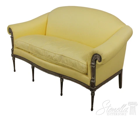59847EC: EJ VICTOR Neoclassical Loveseat w. Down Cushion Cover