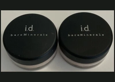 BARE MINERALS Foundation Powder SPF15 Sunscreen MEDIUM - .07 Oz—QTY 2    (B263) - Image 1 of 3