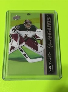 2021-22 Upper Deck Series 2 Young Guns Clear Cut Ivan Prosvetov #484 Rookie RC