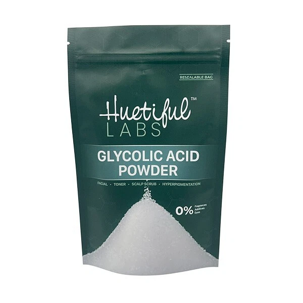 Glycolic Acid Powder 99.5% Pure Skin Peel Anti-Hyperpigmention Cosmetic Grade - Image 1 of 4