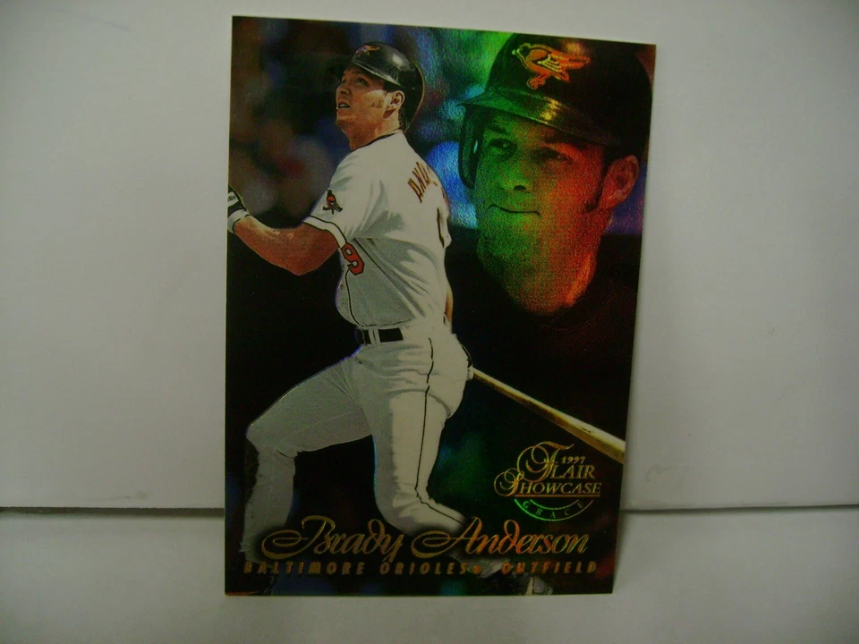 BRADY ANDERSON  1997 FLAIR SHOWCASE # ROW 1  SEAT 9 - Image 1 of 1