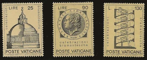 Vatican Scott #515-17, Singles 1972 Complete Set FVF MNH - Picture 1 of 1