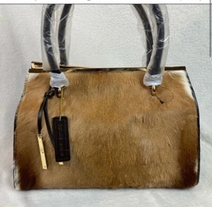 Bolso Wilson’s de cuero marrón crin de caballo nuevo sin etiquetas - Imagen 1 de 7