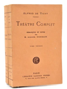 Alfred de VIGNY : THEATRE COMPLET -Classiques Garnier, 2 volumes - Picture 1 of 1
