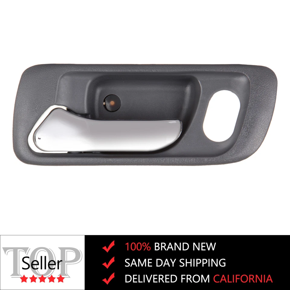 Manija de puerta delantera izquierda interior gris del conductor para Honda Accord 98-02 Foto 1 de 4