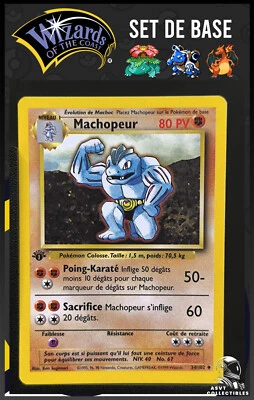 Machopeur 34/102 Edition 1 Ed 1 Set De Base Wizards Carte Pokémon FR - Photo 1/3