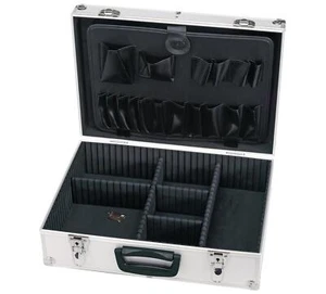 Draper Lockable Tool Storage Case Aluminium Carry Organiser Heavy Duty Portable - Picture 1 of 8