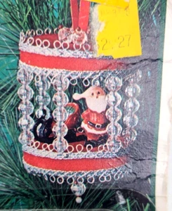 Fibre-Craft Karussell Ornament Kit Weihnachtsmann & Schlitten komplett, Neu aus altem Lagerbestand - Bild 1 von 3