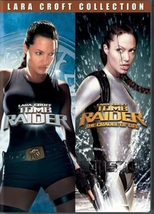 Tomb Raider 1 & 2 (DVD 2017) Double Feature Angelina Jolie as Lara Croft NEW - Imagen 1 de 3