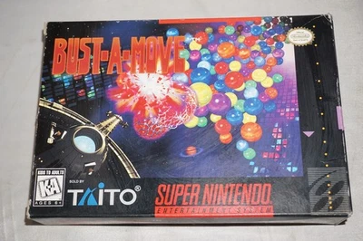 Bust A Move (Super Nintendo SNES) Complete in Box CIB - Image 1 of 4