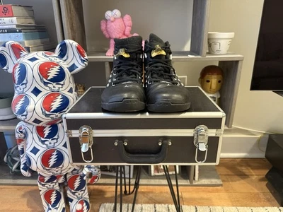 Maleta Nike Air Jordan 17 OG Negra Metálica Plateada 302720 041 Talla 14 Foto 1 de 4