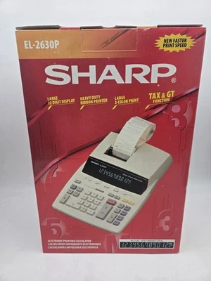 Sharp EL2630PIII 12 Digit Commercial Printing Calculator NEW OPEN BOX - Image 1 of 3