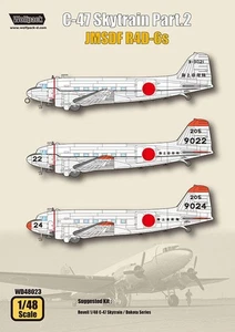 Wolfpack 1/48 decal C-47 Skytrain Pt.2 JMSDF R4D-6s for Revell - WD48023 - Picture 1 of 5