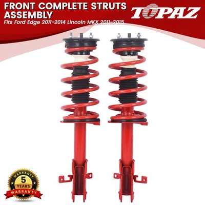 Pair Front Struts w/ Coil Spring for Ford Edge 2011 - 2014 Lincoln MKX 2011-2015 - Image 1 of 4