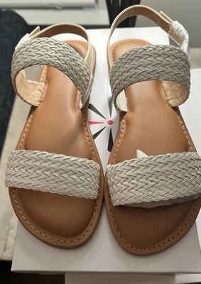 Isaac Mizrahi Live Rosalyn Sandals, White, Women's 7.5 M - Image 1 of 2