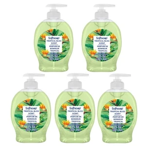 5 Pack Softsoap Liquid Hand Soap Wash Limited Edition Tropical Bliss, 7.5 oz - Picture 1 of 3