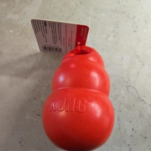 KONG Bounzer Classic Shape Medium Tug Bounce & Fetch Dog Toy 6x4" - Picture 1 of 3