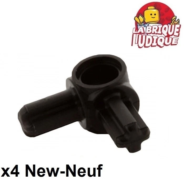 LEGO Technic 4x Achse Axle Stift Steckverbinder Radnabe 2 -winkel 90° - Bild 1 von 1