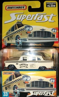 РЕДКАЯ MATCHBOX 2005 SUPERFAST #33 ШАШЕЧНАЯ КАБИНА 🚕 ОГРАНИЧЕННЫЙ ВЫПУСК 1/15 500 КАК НОВАЯ В ЗАКЛЕЕННОЙ КОРОБКЕ - Изображение 1 из 3