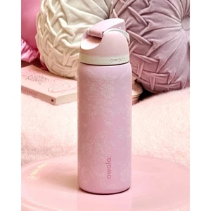 Botella de agua taza 32 OZ Owala Freesip Girl cinta rosa baño UO Urban Outfitters - Imagen 1 de 5