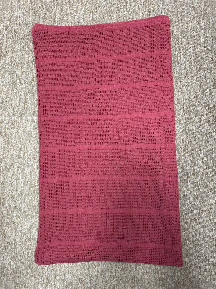 Sofadecke Kuscheldecke Bettüberwurf Häkeloptik Rot 190 X 220 Cm - Bild 1 von 3