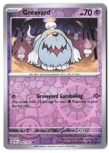 Greavard 042/091 SV: Paldean Fates NM Reverse Holo - Bild 1 von 2