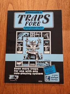 GRIMTOOTH'S TRAPS FORE FLYING BUFFALO 8504 1990 RPG ROLEPLAYING GAME - Picture 1 of 2