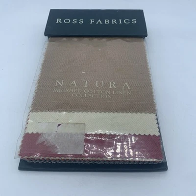 Ross Fabrics Natura Fabric Sample Book 23 Swatches Craft Cotton Linen Collection - Image 1 of 4