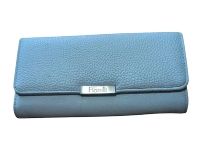 Fiorelli Women's Diana Double Sided Clutch Wallet, Blue — 第 1/4 张图片