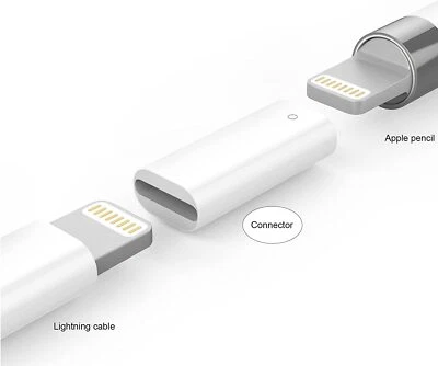 Compatible with Pencil Charger Adapter Replacement for Apple Pencil 1st & 2nd QC - Image 1 of 4