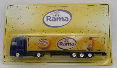 Un GRELL HÜMMER HO 1/87 Camion Truck Trailer MAN TG 460 SZ Prodotti Cucina Rama - Immagine 1 di 4
