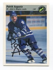 1993 Classic Pro Prospects Patrik Augusta Signed Card Hockey Autograph AUTO #36